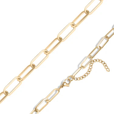 Paperclip 4mm Chain Necklace - X3313