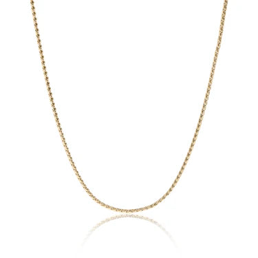Twisted Round Link 18" Necklace - X3316