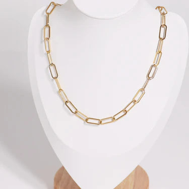 20"/22" Adjustable Paperclip Chain Necklace - X3318
