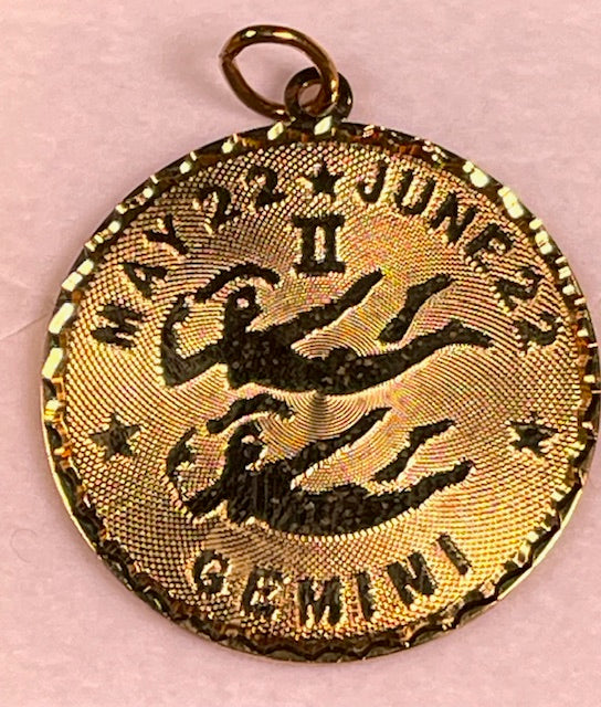 25mm Horoscope Disc Pendant - X5027