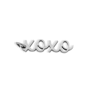 SS 22mm "XOXO" Charm - X5883