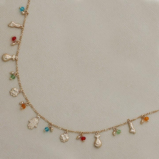 Multi Charm Bracelet or Necklace - X3280