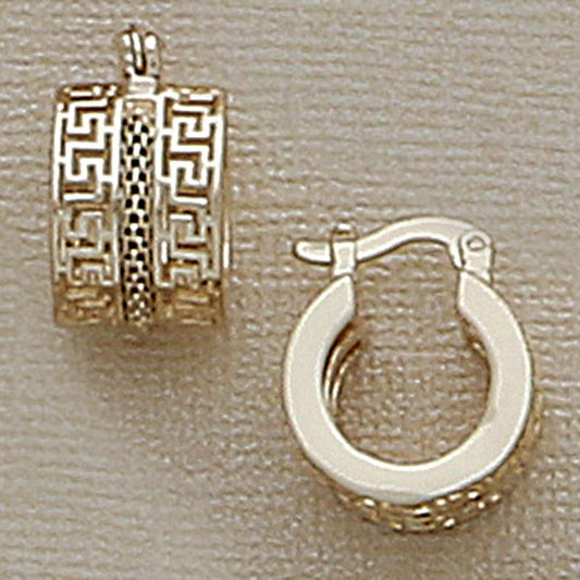 Greek Style 15mm Earrings - X2441