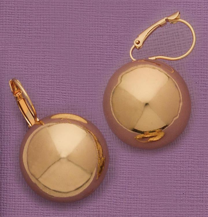 24mm Ball Lever Back Earrings - X2440