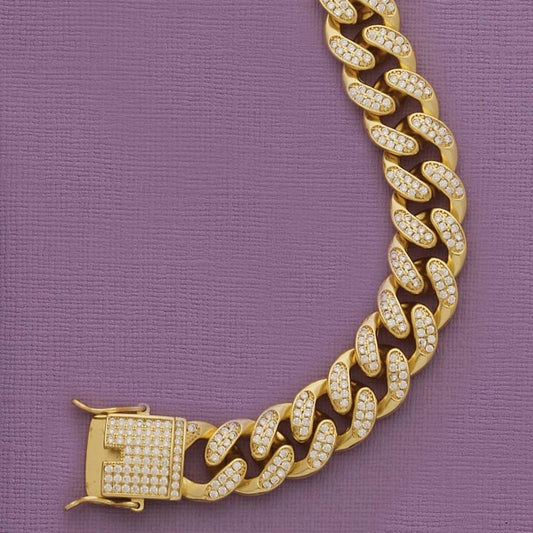 Cuban Link CZ Bracelet or Necklace - X4394