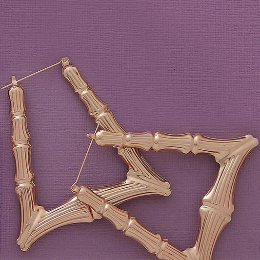 Bamboo Triangle Earrings - X2444