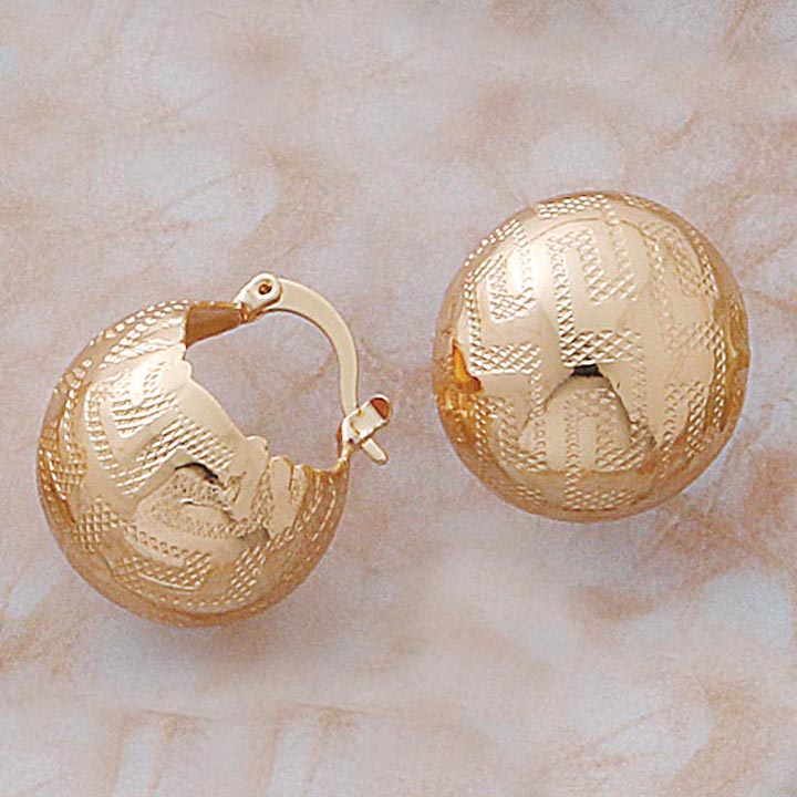 Ball Textured Earrings - X2450
