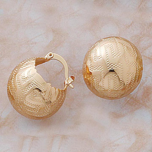 Ball Textured Earrings - X2450