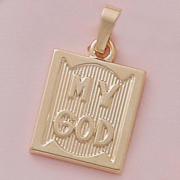"My God" Religious Pendant - X5788