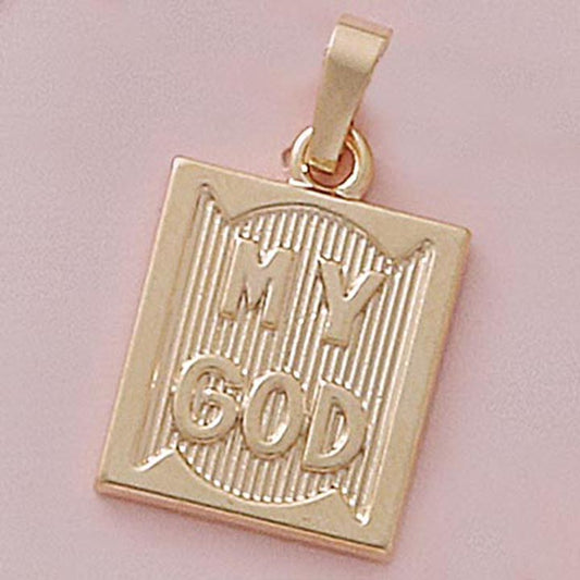 "My God" Religious Pendant - X5788