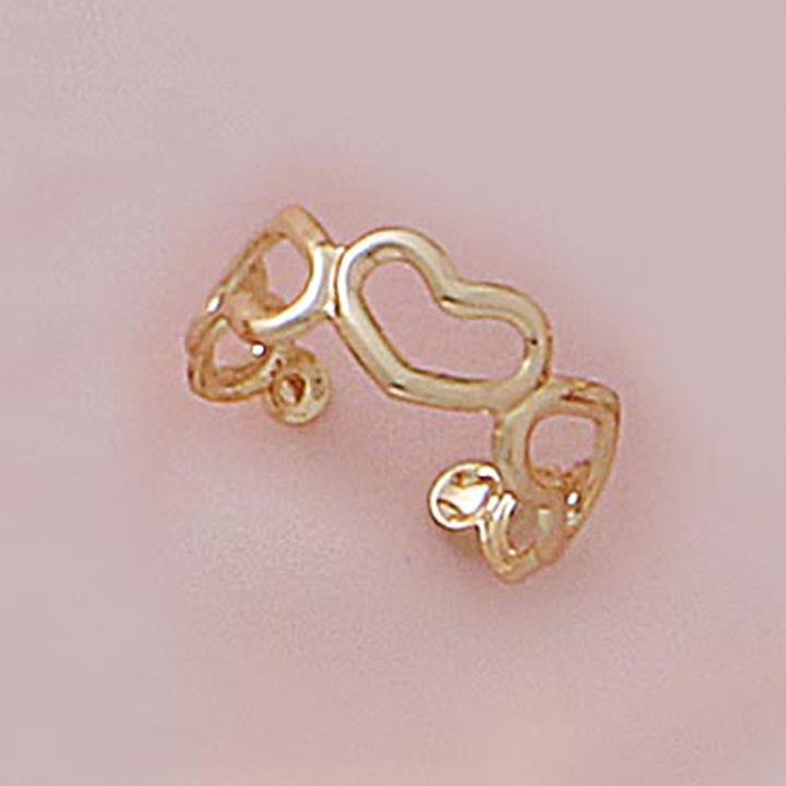 Hearts Toe Ring - XR621