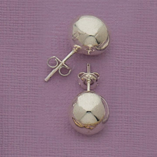 SS 10mm Ball Post Earrings - X2385
