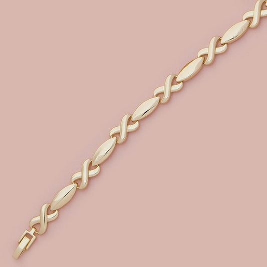 Hugs and Kisses 7.5" Bracelet or 10" Anklet - X4390