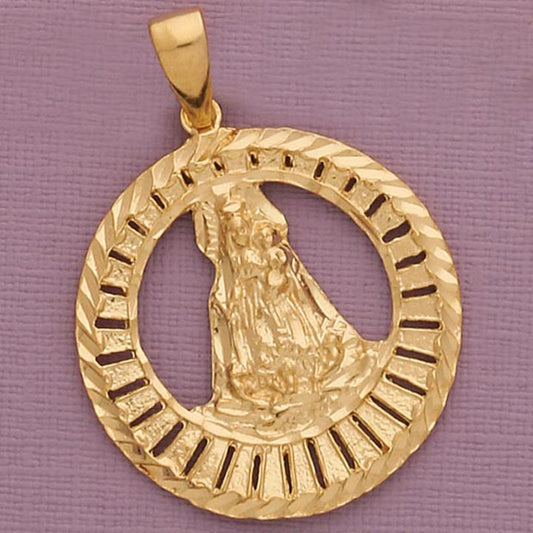 Round 40mm Religious Charm - X5834