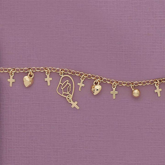 Charm Anklet 10" - X4380