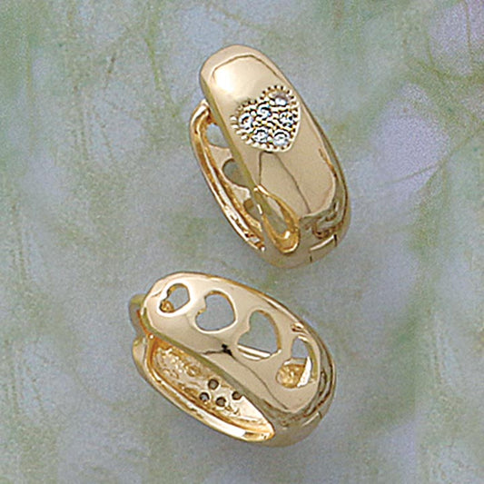 Heart CZ Earrings - X2466