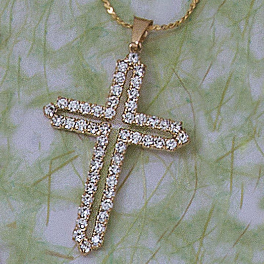 Cross Religious CZ Pendant - X5718