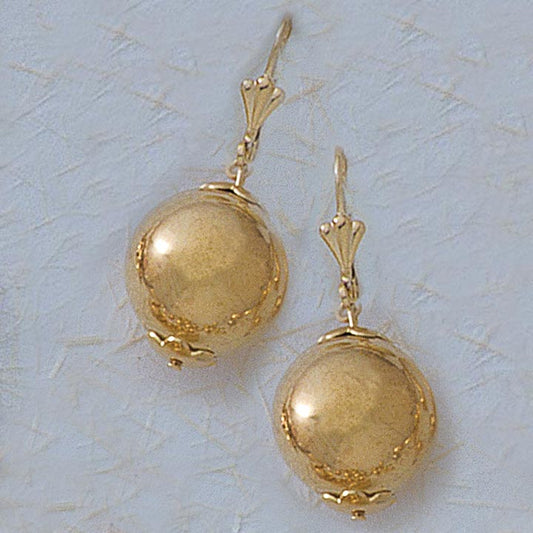20mm Ball French-Back Earrings - X1973