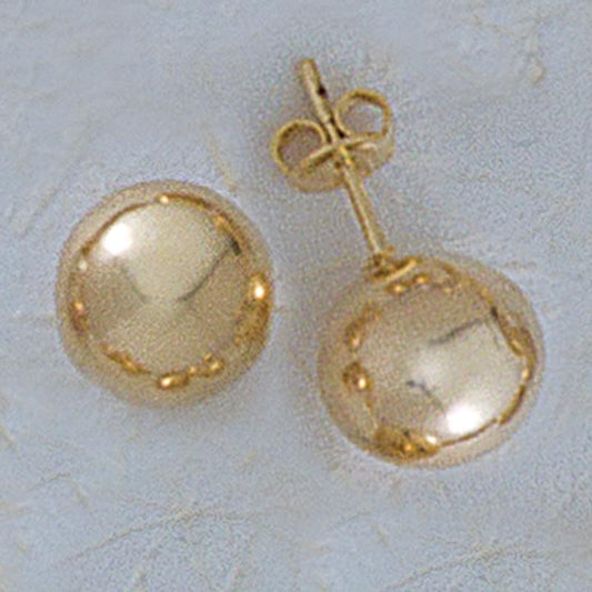 11mm Ball Post Earrings - X1098
