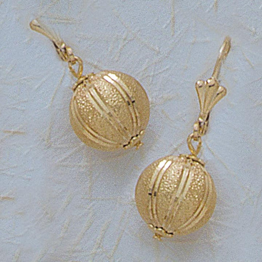 14mm Ball Dangling Earrings - X2235