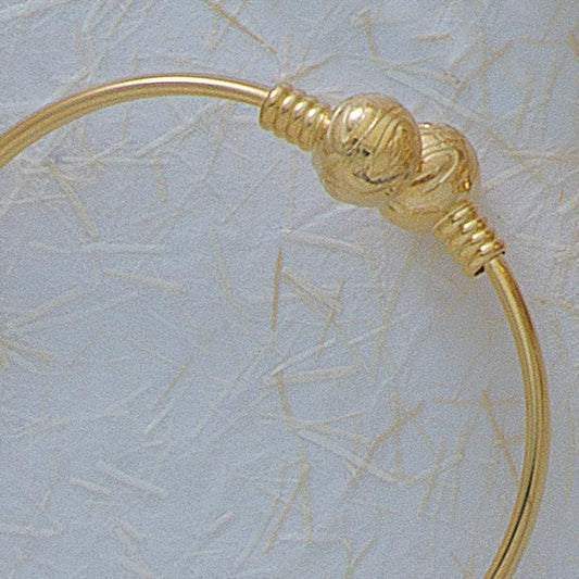 11mm Etched Ball Bangle - XB351
