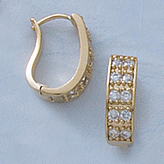 20mm CZ Cluster Earrings - X2336