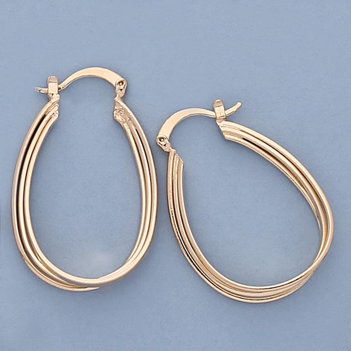32mm Multi-layer Hoop Earrings - X2293