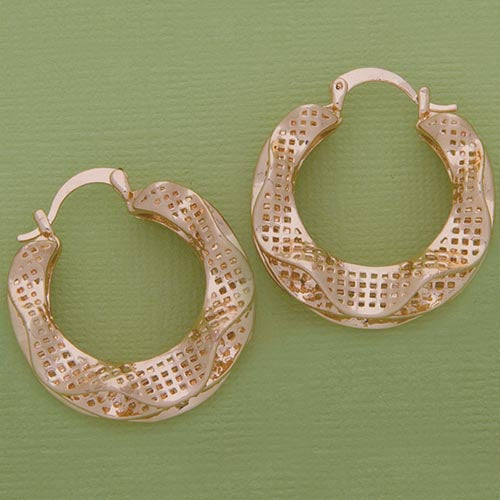 31mm Filigree Hoop Earrings - X2436