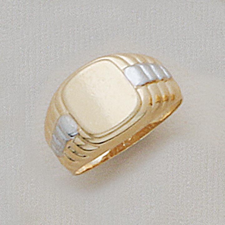 Two-Tone Men's Ring - XR644