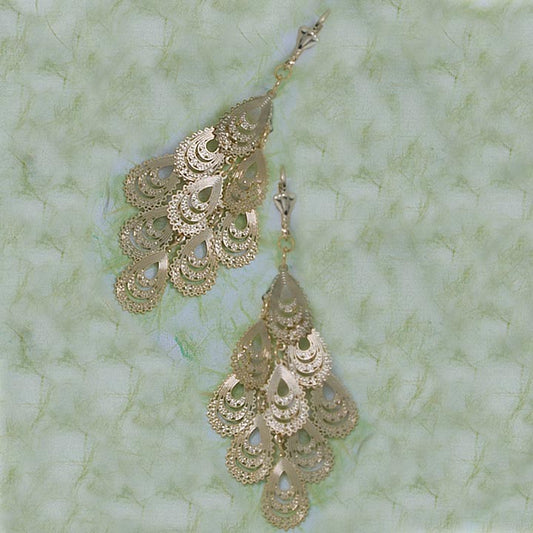 60mm Dangling Chandelier Earrings - X2268