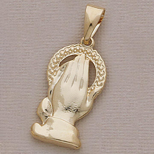 32mm Praying Hands Religious Pendant - X5759
