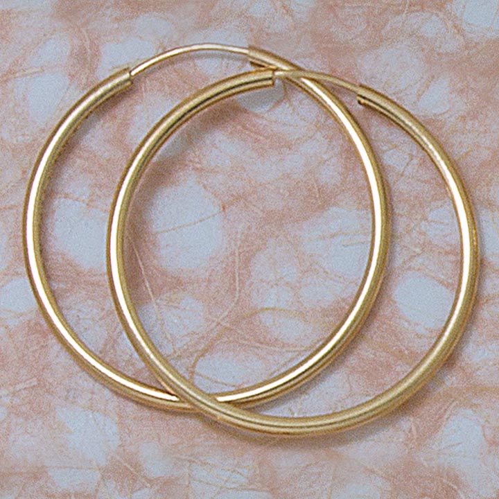 40mm Endless Hoop Earrings - X1749