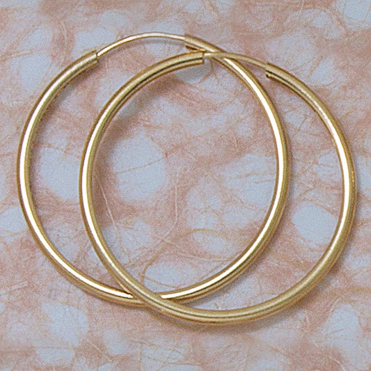 40mm Endless Hoop Earrings - X1749