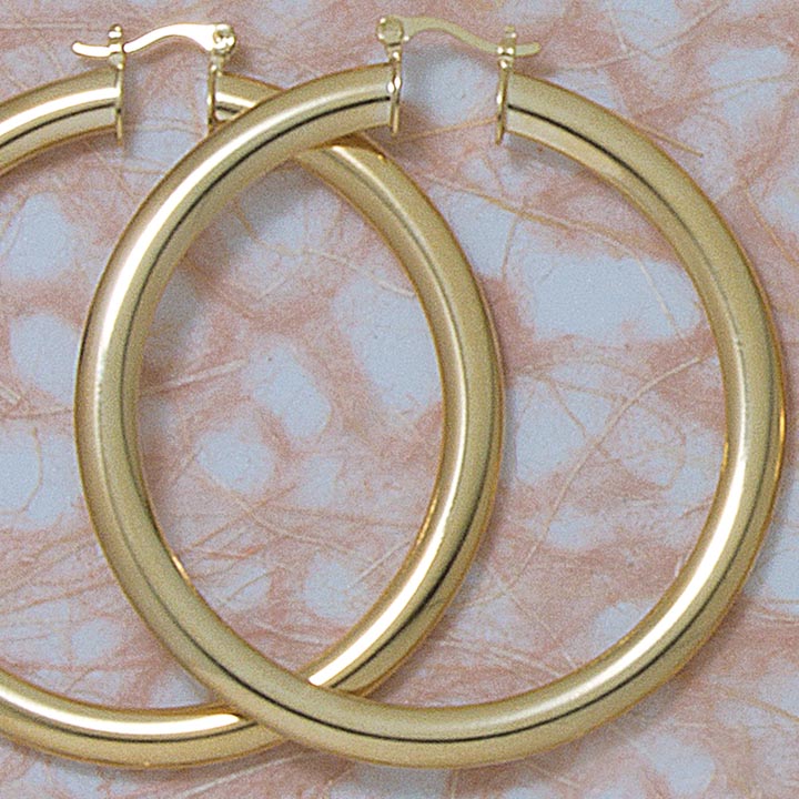 40mm Hoop Earrings - X1303