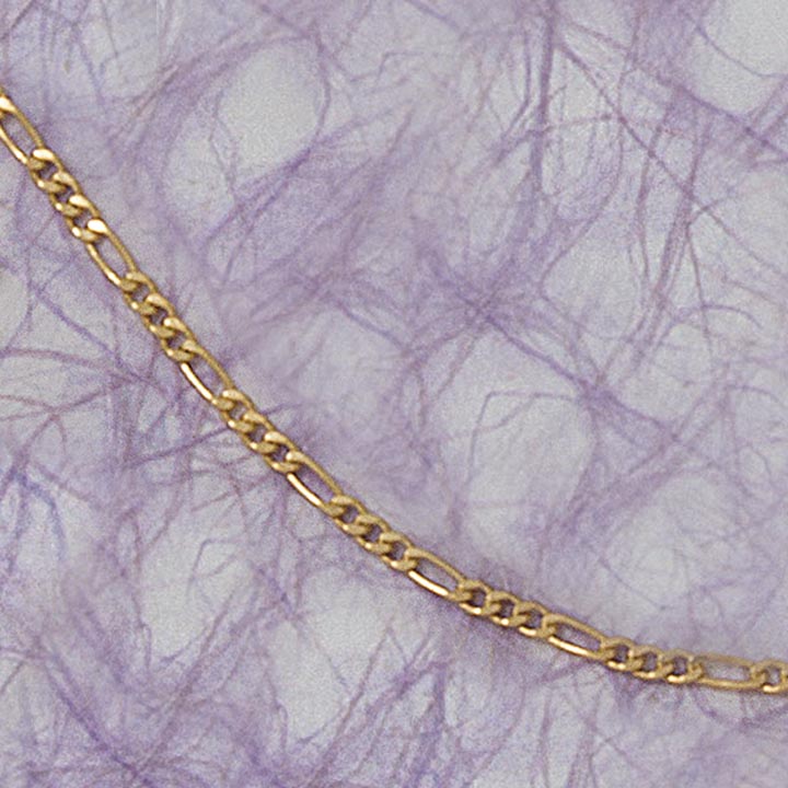 2mm Figaro Necklace Chain – 14k Gold-Filled Figaro Link Chain Necklace or Anklet, Classic Everyday Jewelry for Women & Men