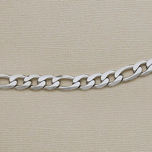 9mm SS Figaro 24" Necklace - X3293