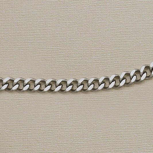 8mm SS Cuban 24" Necklace - X3294