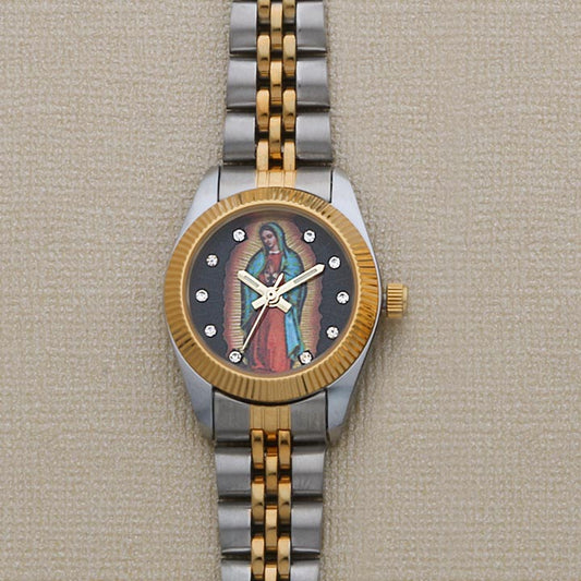 Women's Two-Tone Religious Watch - X7501