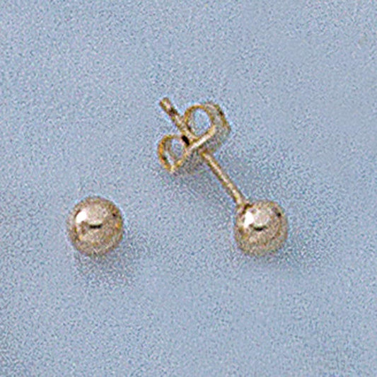 3mm Ball Post Earrings - X1095